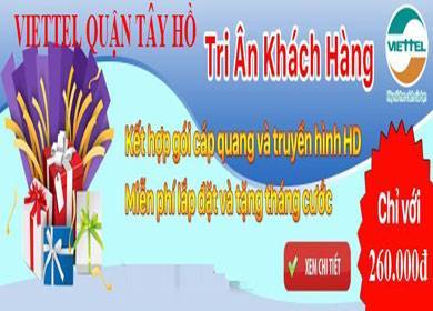 INTERNET CÁP QUANG VIETTEL TÂY HỒ