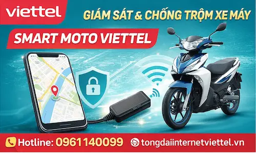 Dịch Vụ Giám Sát Và Chống Trộm Xe Máy Smart Moto Viettel